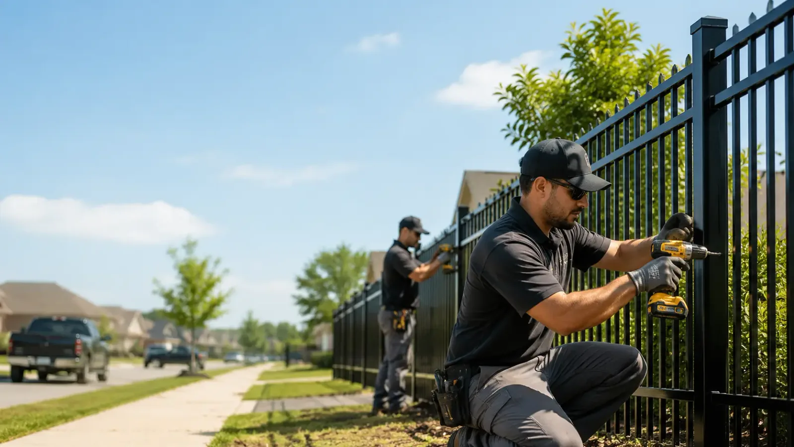 Metal Fence Installation in Troy, MO